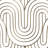 Gold Waves Wall Décor