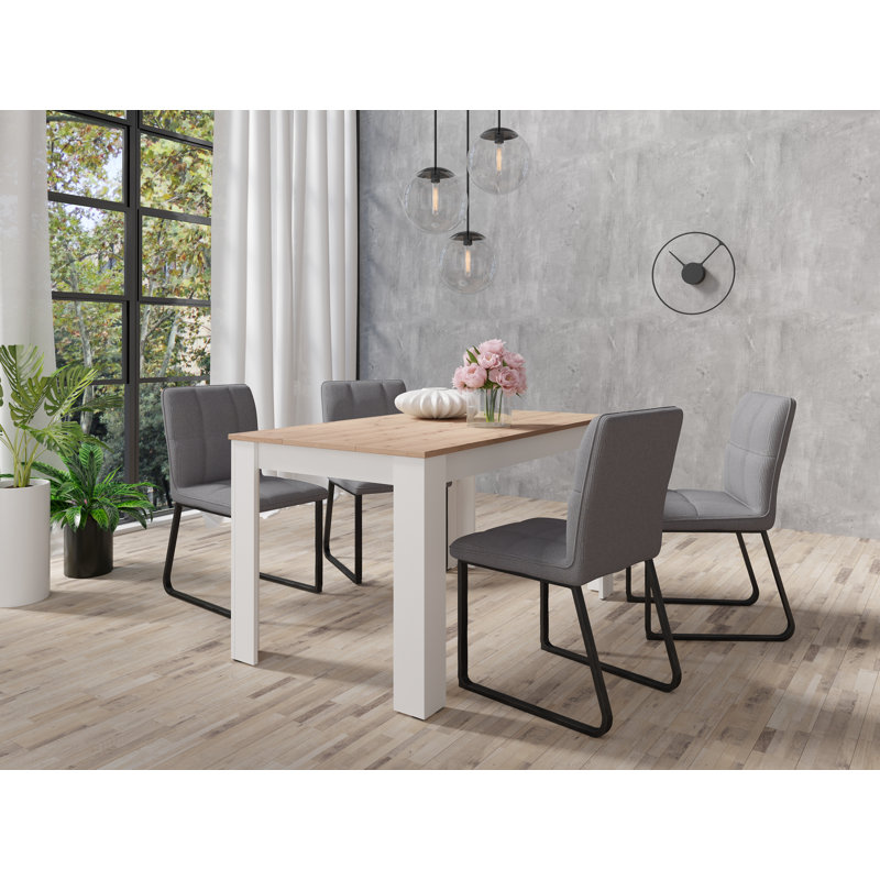Barek Dining Table, White
