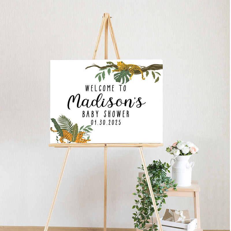 Panneau de bienvenue pour fête de naissance