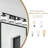 Binberrie 4 - Light Dimmable Vanity Light