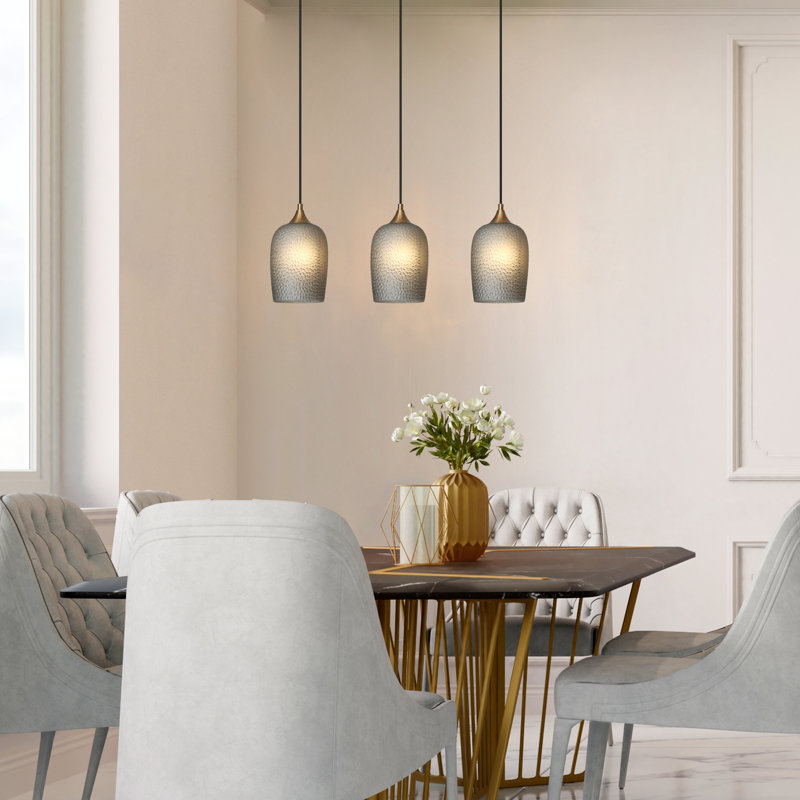 Luminaire suspendu 3 lumières Amedeo