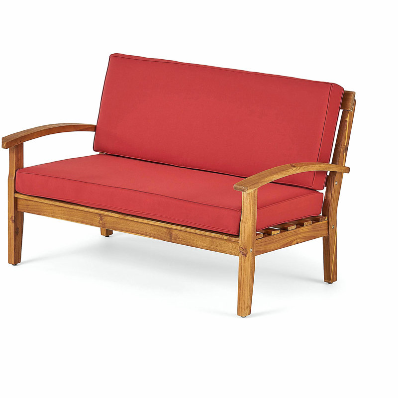 PEYTON LOVE SEAT + COFFEE TABLE, Red