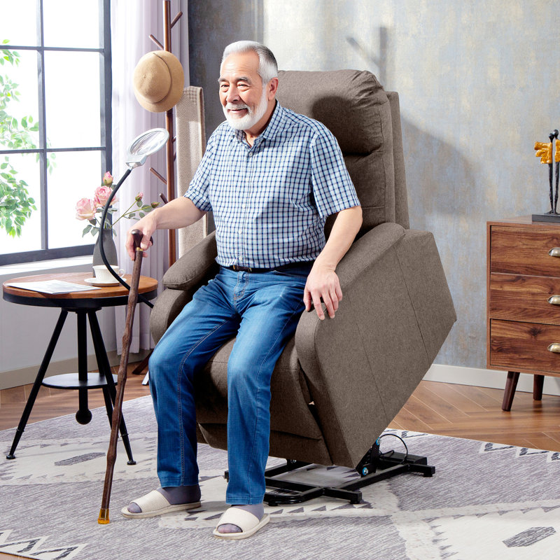 68cm Wide Lift Assist Standard Recliner, Brown