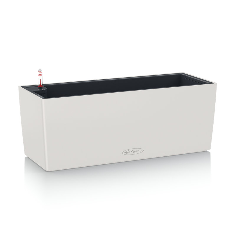 Balconera Window Box Planter, 19 cm H x 50 cm W x 19 cm D, Light Grey