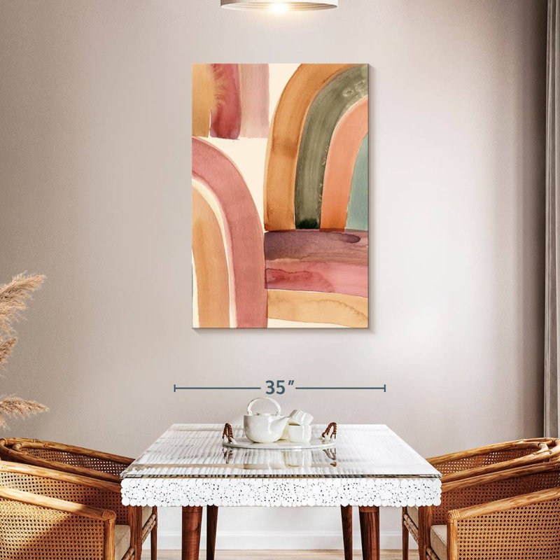 Avery Boho Rainbow Abstract, 45" H x 30" W