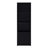 Sloat Black 3-shelf Media Tower Entertainment Pier