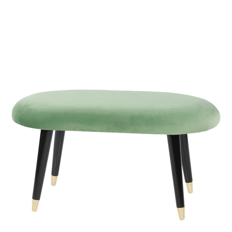 Emi Upholstered Bench, Green