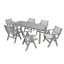 La chaise de salle à manger élégante 2 pièces HiPS rehausse les rassemblements de soupers de la cour et les conversations décontractées à l'extérieur-1142226540
