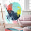 «Color Wish Ii», reproduction d'art sur toile géante 72 po x 54 po