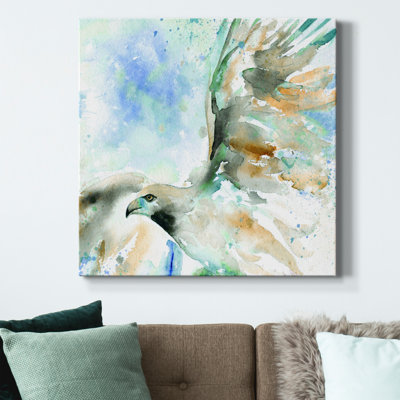 " Hawk On Blue "