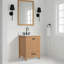 Meuble-lavabo simple 24 po avec comptoir en pierre reconstituée