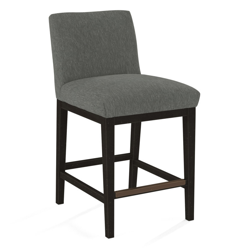 Upholstered Stool, 61597-75, Black