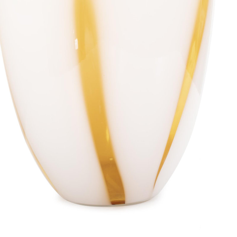 Grasberg Glass Vase- Short, 10.5" H x 7.25" W x 7.25" D