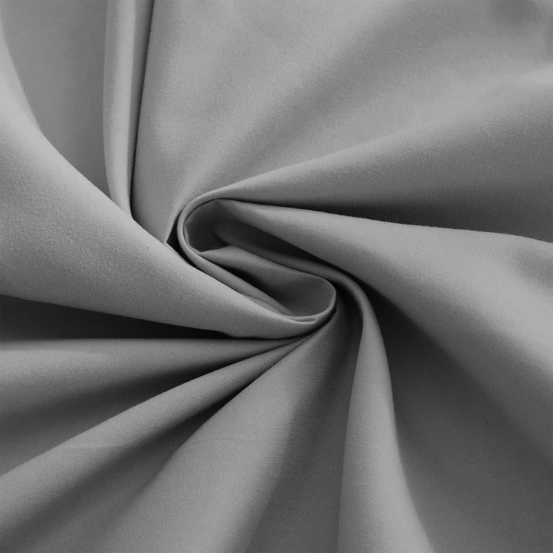 Housse de couette en microfibre moderne et contemporaine avec taies d'oreiller - Ensemble de literie douce et durable, Gris