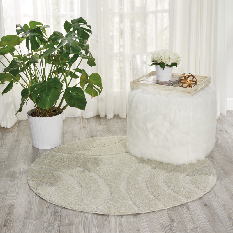 Wolfe Abstract Area Rug, Round 201cm