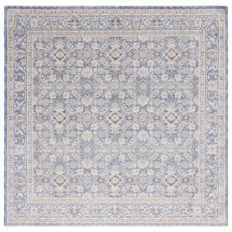 Damarius Performance Oriental Rug, Square 6'7"