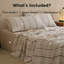 Housse de couette 100% lin rayée-137643043-137643041