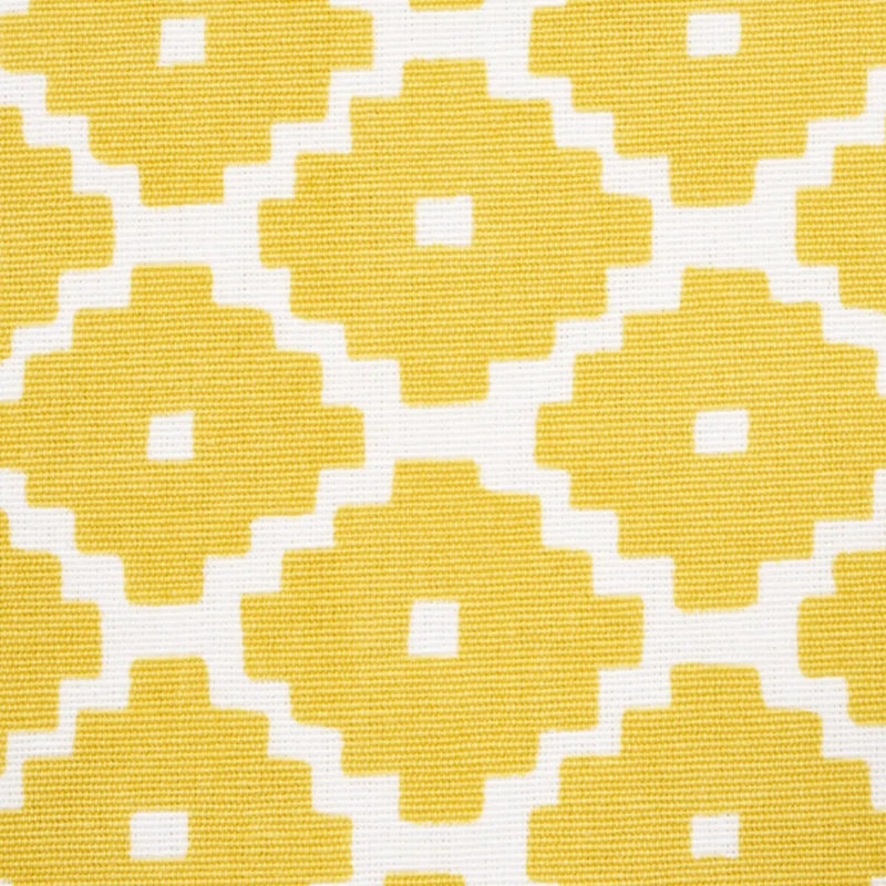 Tissu ziggourat, Jaune