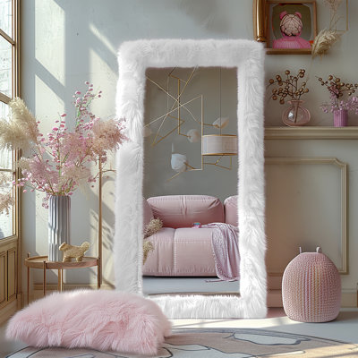 Bohde Manufactured Wood Rectangle Floor Mirror