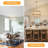 Bellinda 5 - Light Dimmable Drum Chandelier, Boho Adjustable Hemp Rope Pendant for Living Room Kitchen Entryway Hallway Foyer-1102855552