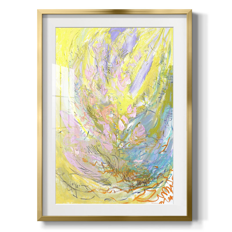 Approche de l'équinoxe - impression encadrée, H 28,5 po x l 20,5 po, Doré