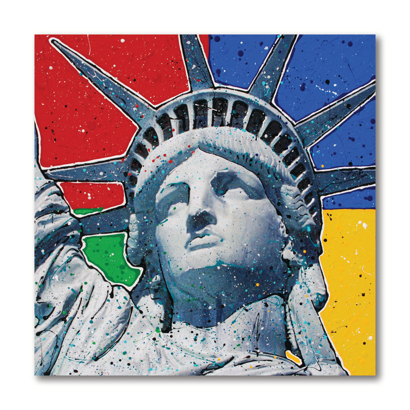 Série Studio - Statue de la Liberté - Toile tendue avec châssis - Collection Hammontree