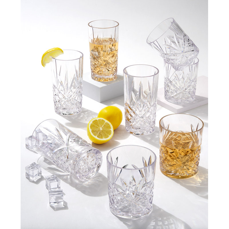 Dublin Acrylic Double Old Fashion, Clear