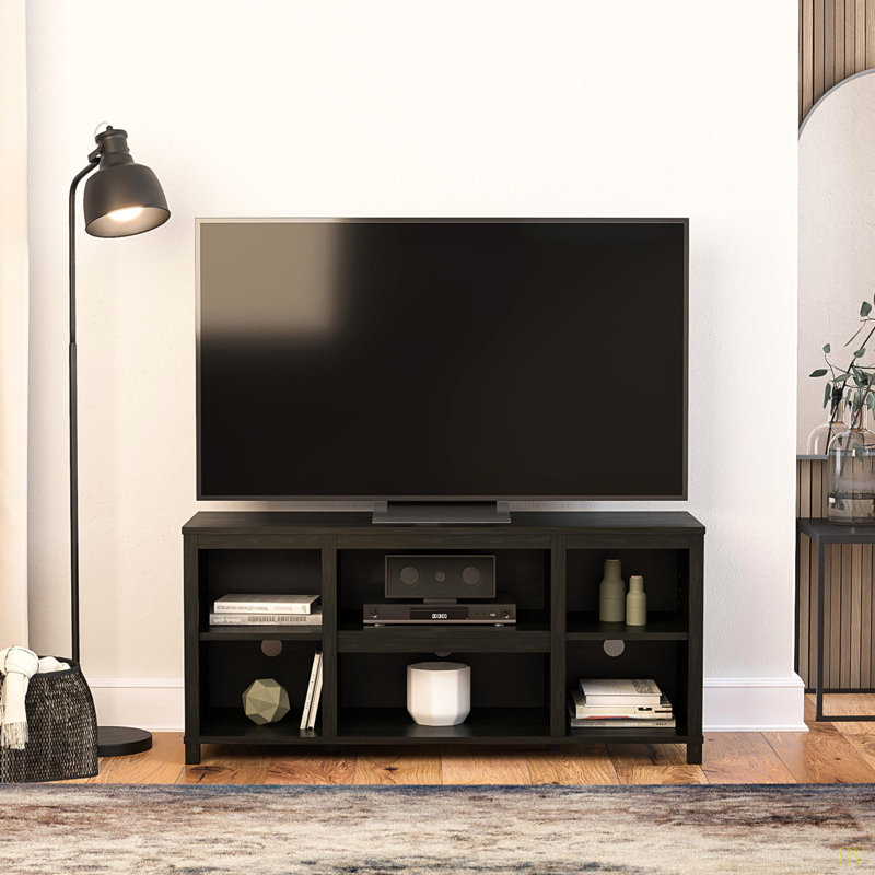 Meuble télé pour téléviseur de 50 po ou moins Parsons, Noir