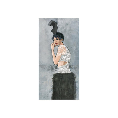 Feathers And Pearls Painting by Calyton Rabo