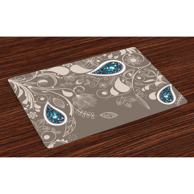 Andy Ethnic Orienta Swirled Branch Placemat