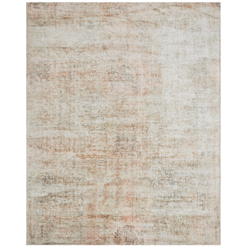 Elements Sandstone Beige Handmade Area Rug, Rectangle 7'6" x 9'6"