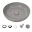 Metro Lane 400mm L x 400mm W Natural Ceramic Circular Sink-1991736700