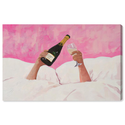 Cozy Celebrations, art glamour sur toile par Art Remedy