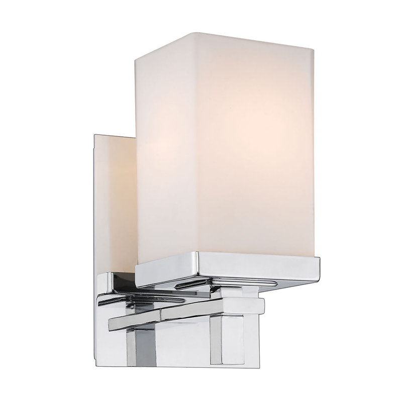 Applique murale de salle de bain Azamat, Chrome chrome