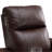 33.1" Wide Modern Electric Power Breathable Vegan Leather Reclining Home Theater Seat with Arm Table (Set of 8)-165152739