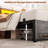 Kailynn Metal Bed Frame with Headboard, LED Lights and USB Ports, Large Storage Space-879657242-879657243