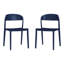 Ensemble de 2 chaises de patio empilables-131241251