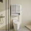 Tablette de rangement de toilette en bambou peu encombrante avec très grande capacité