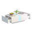 Alpena 102x60x36cm Coffee Table with 2 Drawers, Open Storage Shelf and Modern Design-485659793