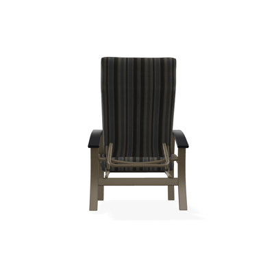Chaise de patio inclinable avec coussins Askar