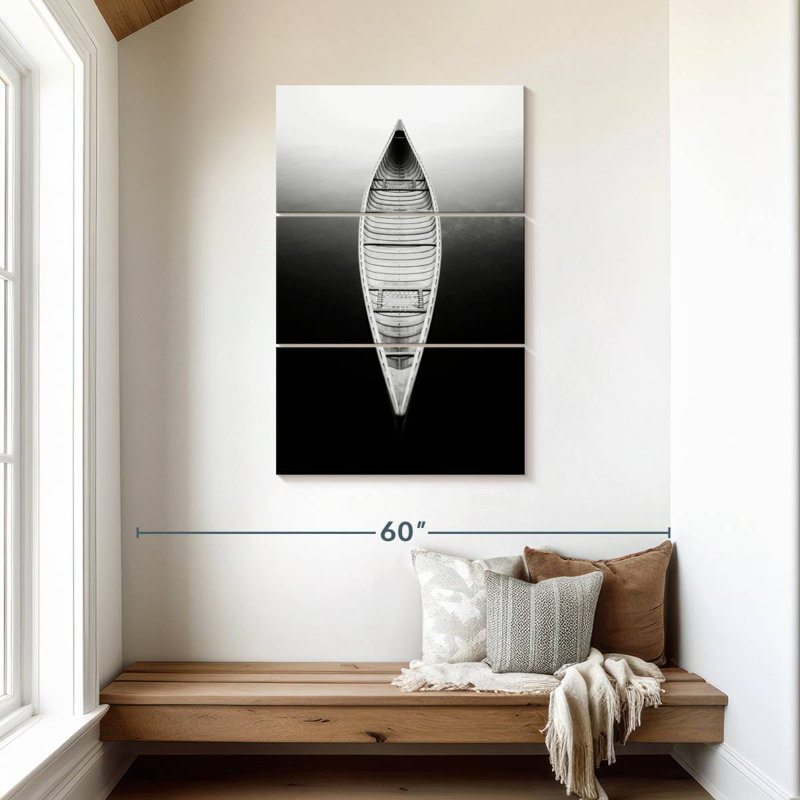 Mehar An Empty Canoe, 45" H x 28" W