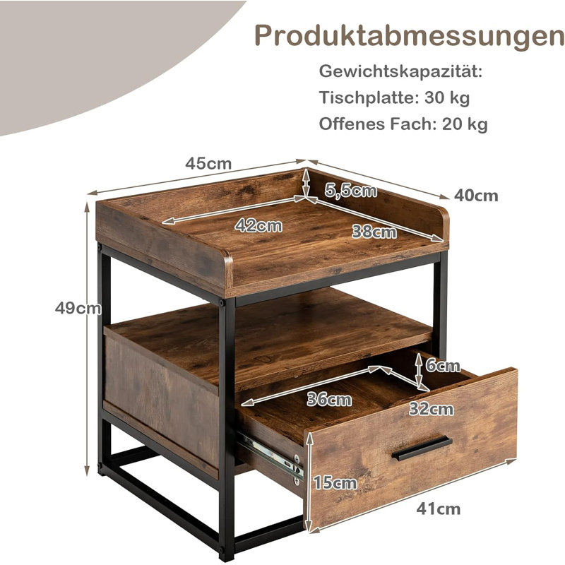 Shaila Frame End Table