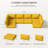 Wynee Outdoor Cushions Set 5" Outdoor Furniture Replacement Cushions Patio Furniture Cushions And Sectional Cushions-1514473301-1536625408-1536625411