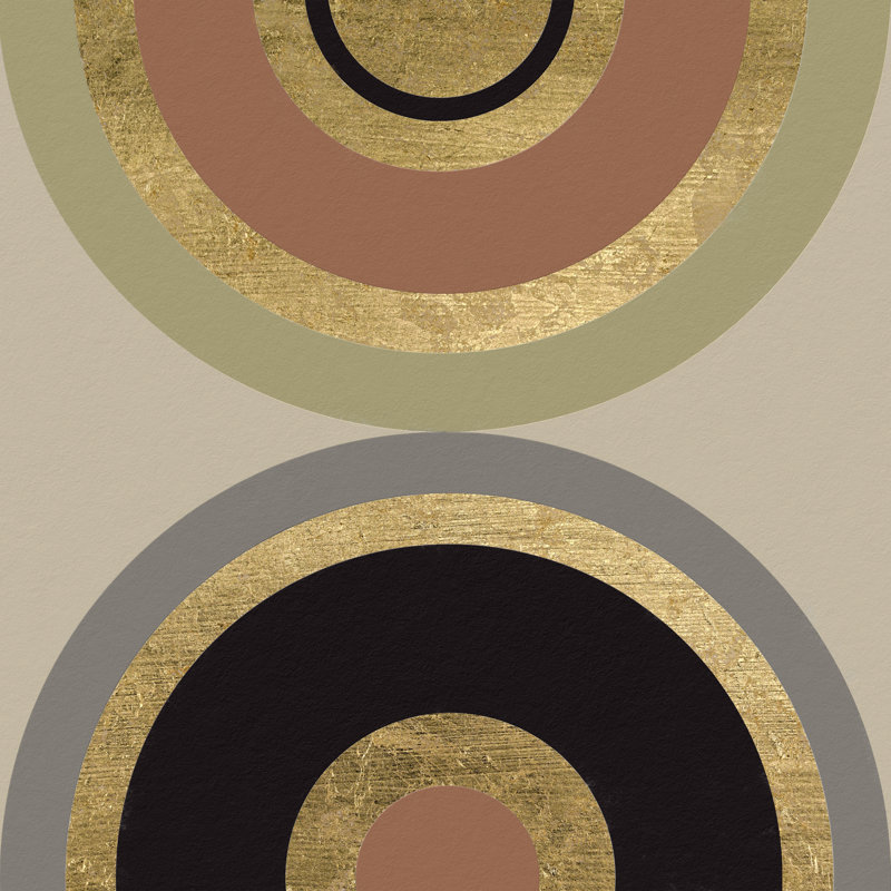 Wheel On Wheel I by Alonzo Saunders - Wrapped Canvas Print, 30cm H x 30cm W x 3.8cm D