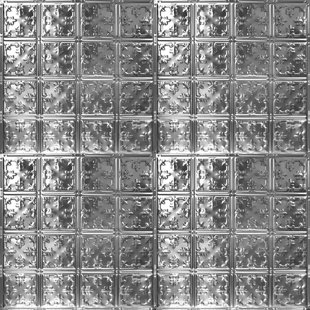 American Tin Ceilings - ensemble de cinq carreaux en métal de fer-blanc de 24 po x 24 po à motif no. 21 avec ensemble de dosseret pour couvrir une surface de 20 pieds carrés