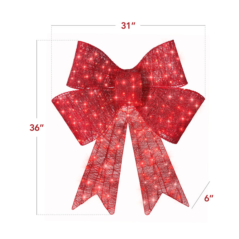 Décoration de Noël, H 36 po x l 31 po x P 6 po