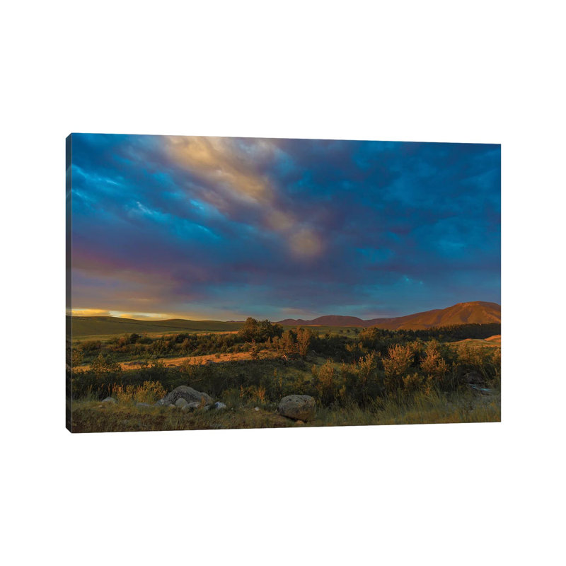 Montana Sky 1 Piece Wall Art on Canvas, 20.32cm H x 30.48cm W x 1.91cm D, Wrapped Canvas
