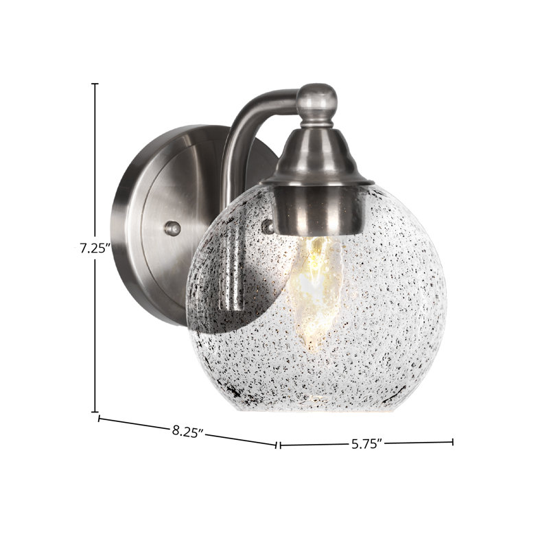Ahern 1-Light Wall Sconce, Brushed Nickel
