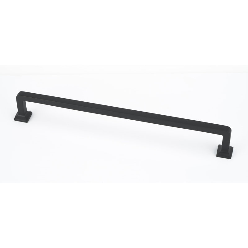 Modern Black Brushed Nickel Appliance Pull with Mounting Hardware