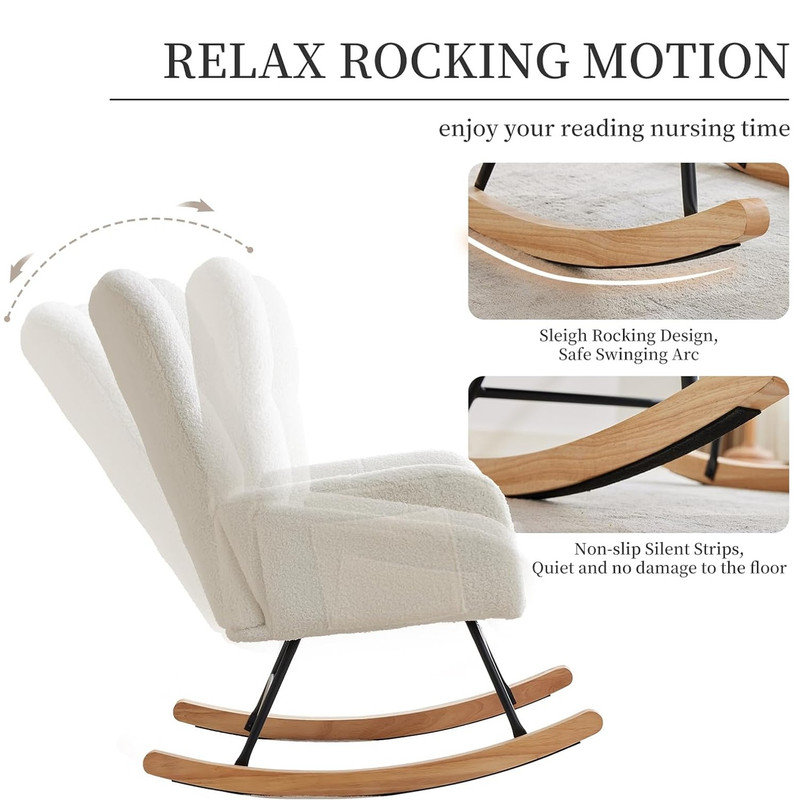 Rocking Chair, Beige
